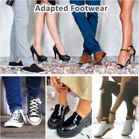 2PCS Adjust a Lift Heel Lift Orthopedic Heel Lifts, Gel Heel Wedge Inserts, 4-Layer Stackable Lifts Shorter Leg Uneven HIPS, for Leg Length Discrepancies, Heel Pain, Heel Spurs in Kuwait