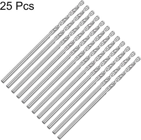 HARFINGTON 12pcs Micro Jobber Twist Drill Bits #55 1.3mm / 0.0512" High Speed Steel HSS Mini Drilling Bit Tool for Stainless Steel Aluminum Wood Plastic in Saudi Arabia