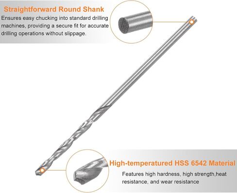 HARFINGTON 12pcs Micro Jobber Twist Drill Bits #55 1.3mm / 0.0512" High Speed Steel HSS Mini Drilling Bit Tool for Stainless Steel Aluminum Wood Plastic in Saudi Arabia