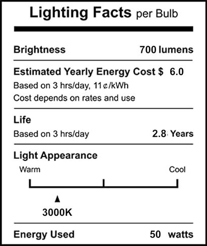 PAR20 Halogen Light Bulbs 6 Pack 120V 50w Dimmable, E26 Medium Base Flood Light Bulbs with 3000k Warm White,High Output Reflector for Kitchen Oven Light Bulb and Range Hood Light Bulb. in Saudi Arabia