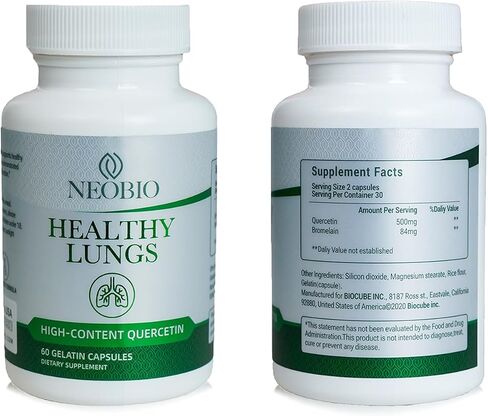 Quercetin with Bromelain, 3 Pack Quercetin 500mg Veggie Capsules Supplement for Healthy Immune Support, 180 Capsules in Saudi Arabia