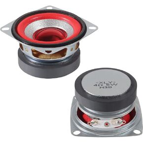DWEII 4 Pack 4Ohm 5W Full Range Audio Speaker Bass Stereo Woofer Loudspeaker Compatible with Arduino