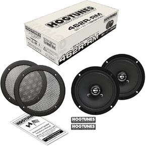 Hogtunes 462R-RM 6.5" Rear Replacement Speakers for 2014-Current Harley-Davidson Ultra, Limited, Road Glide Ultra and Limited Models