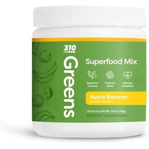 310 Nutrition Reds - Black Cherry Supplement Powder Sugar Free Blend with Beet Root, Digestive Enzymes, Antioxidants, Tart Cherry Flavor, Smoothie Mix - Keto Friendly