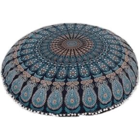 32 Inch Floor Pillow Cushion (Cover Only) Meditation Seating Throw Cushion Cases