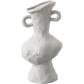 BUICCE Handmade Rustic Ceramic vase for Flowers Unique Decorative Pottery Vase for Farmhouse Home Office Decor