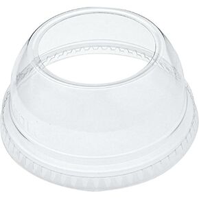 Solo Foodservice Dart DLW662 Clear Lid PET 662 Dome with Ex Lg Hole (Case of 1000)