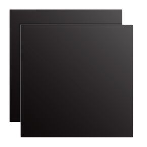 DAJAVE 2 Pack Anodized Aluminum Sheet 12 x 12 x 1/16 Inch, 5052 Black Aluminum Sheet Metal, 1.5MM Metal Plates Aluminum Engraving Blanks for Laser Engraving, Crafting, DIY, House Decoration