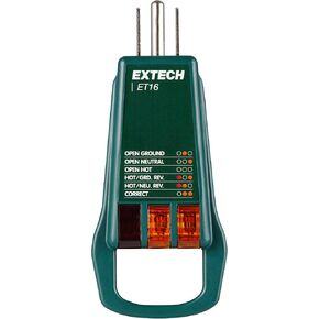 Extech ET16 Receptacle Tester