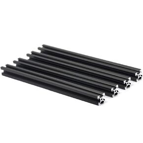 4pcs 400mm 2020 V Type Slot Aluminum Profile, European Standard Anodized Extrusion for DIY 3D Printer and CNC Machine