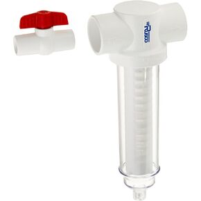 Rusco 1-1/2-140-F Polyester Screened Spin-Down Filter System , White