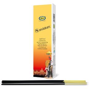 Sandalum Incense Sticks, 100 Sticks | 9" Inch Agarbatti Sticks with 40 Mins Burning time | Soothing Sandalwood Fragrance | Natural Fragrance for Puja & Meditation | Fresh Ambience
