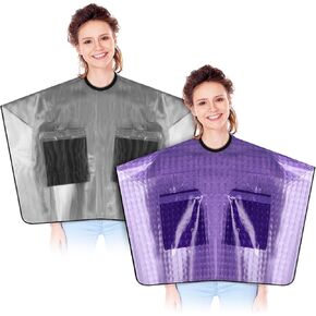 Cuffbow 2 Pcs Waterproof Post Surgery Shower Capes Post Mastectomy Must Haves Garment for Mastectomy Chest Shoulder Surgery Mastectomy Recovery Shower Protection