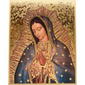 لوحات فنية جدارية دينية | لوحات جميلة بخلفيات نمط الفسيفساء الذهبية | ديكور المنزل المسيحي | هدية كاثوليكية رائعة للتدفئة المنزلية، والتناول المقدس الأول، والتأكيد (الإلهي in Kuwait