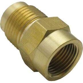 LASCO 17-5853 1/2-Inch Female Flare X 5/8-Inch Male Flare Brass Adapter