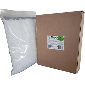 Mak Menthol Crystals 5 LB - Pure Organic 100% Natural - Menthol Crystals from Mint Crystal Mints Mentha Arvensis - Comes in Resealable ziplock Bag for Long-Lasting Freshness