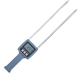 TK100 Multfunctional Moisture Meter Fiber Moisture Meter for Wood Fiber Grains Hay Straw Bran and Other Fiber Materials Measuring Range 0-80% TK-100