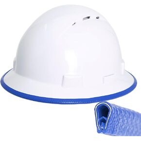 Full Brim Hard Hat Guard, Hard Hat Accessories, Strengthen Helmet Protection, 1PCS Length 36.6in, Black
