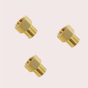 Extension Brass Fittings 3/4" Male Threaded Pipe Hex Bushing Adapter Converter Adapter, Female to 3/4" Copper Pipe Extension Connector Fittings Female Length 50 mm (3pc)
