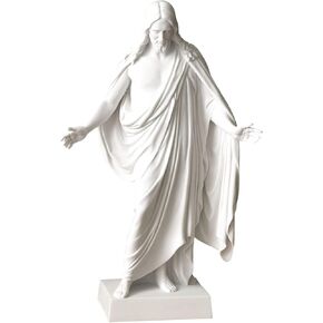 Deseret Book - BELOSOL - Christus Statue - Christian Decor - Jesus Statue - Jesus Home Decor - Inspirational Sculpture - Christian Living - 19"