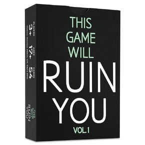 This Game Will Ruin You Vol 1 - Card Games for Adults Party, Hen Party Games, Adult Card Games for Stag Do | Adult Games for Uni Students Pre Parties | Hen Do Games | Fun Card Games for Adults