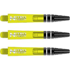 RED DRAGON Nitrotech Short Stems - Yellow - 3 sets per pack (9 Stems in total)