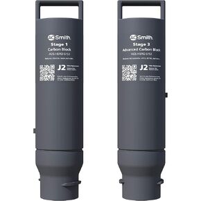 AO Smith Reverse Osmosis Water Filter Replacement Cartridges - Carbon Replacement Filters for AOS-HERO RO Filtration Systems - Reduce Chlorine & Other Contaminants from Drinking Water - AOS-HERO-S1S3
