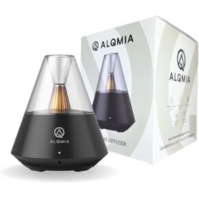 Essential Oil Diffuser with Remote Control, Ultrasonic Aromatherapy Fragrant Oil Humidifier Vaporizer, 6 to 12 Hours Capacity, Automatic Shut-Off, Scent Diffuser by ALQMIA (Black)