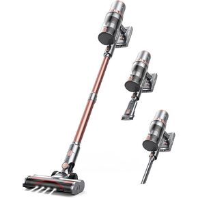 Cordless Vacuum Cleaner, 45000PA/500W Powerful Suction Stick Vacuums with 60min Runtime Lightweight Handheld Vacuums for Pet Hair, Home, Car