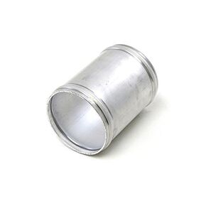 HPS 1-7/8" OD, 4" Length, 6061 Aluminum Straight Joiner with Bead Roll 16 Gauge, Wall Thickness: 0.065", ALJ-91645, 1.87" OD, Aluminum