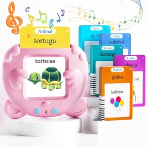 510 Sight Words Talking Flash Cards for Toddlers 2-4 Years, Pocket Speech for 2 Year Olds, Kids English Learning Flashcards Educational Toys, Speech Therapy Toys for Toddlers 1-3