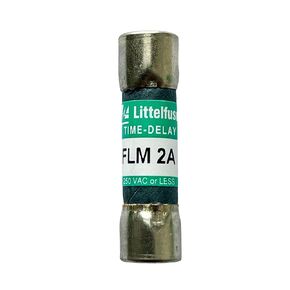 New FLM 2A FLM002 FLM-2 FLM-2A 250Vac Time Delay Fuse, Pack of 10