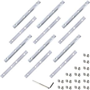 12pcs 1010 Series Aluminum Extrusion Straight Line Connector,1010 Aluminum Extrusion Connector,Extruded Aluminum Hardware Connectors with Screws for 1010 Aluminum Extrusion Hardware