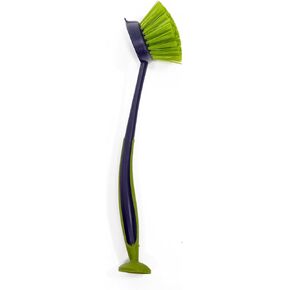 Suction Cup Stand-Up Bristle Brush, White in Kuwait
