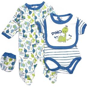 Reborn Dolls Baby Boy Clothes 5 Pcs Set Elephant Clothing for 20-22 Inch Reborn Newborn Baby Doll Clothes