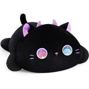 Mewaii Cute Strawberry Cow Plush Pillow, Kawaii Plushies Strawberry Cow Stuffed Toys, Squishy Plushies, Cuddle Body Pillow for Kids & Girls