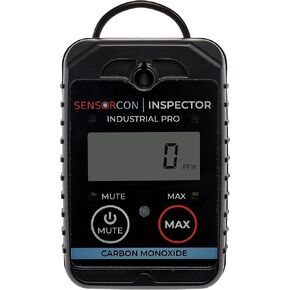 Inspector 2 CO Industrial Pro Carbon Monoxide Gas Monitor, Adjustable Alert Points, Visual, Audible and Vibrating Alerts, TWA Feature and Two Year Warranty