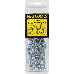 Convenience Concepts SC-102 Assorted Pegboard Hooks (37-Piece)