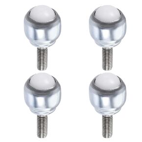 uxcell Ball Transfer Bearing Unit 24mm 66Lbs Nylon Bolt-Fixing Type for Transmission Pack of 4