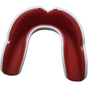 Red Mouth Guard, Sports Mouth Guard Mouthguard for Football, Basketball, Hockey, MMA, Boxing, Jiu Jitsu, Adult & Youth Mouth Guard Red&White Adults Mouthguards
