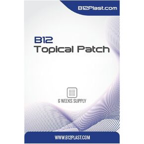 B12 Multi Topical Patches - Latex, Lactose, Gluten, and Sugar-Free - 6 Weeks Supply