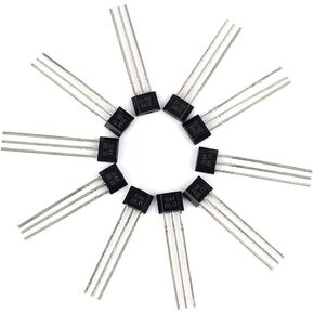 10pcs/lot Hall Sensor, Portable Ratiometric Linear Hall Effect Sensors Chip, TO-92UA 3pin SIP Hall Effect Magnetic Sensor, Suitable for Electronic Toys