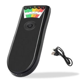 EMF Meter, Handheld LED EMF Magnetic Field Ghost Hunting, Paranormal Equipment Tester 50Hz-20,000Hz Black for Home, Office & Outdoor Inspections