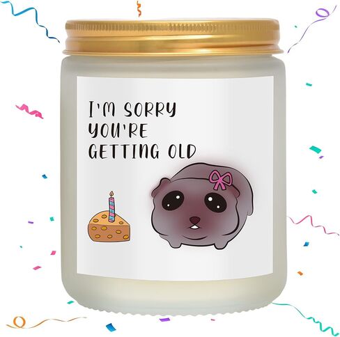 Funny Birthday Gifts for Women - Sister Birthday Gifts - Best Friend Birthday Gifts - Natural Soy Wax Scented Candles in Saudi Arabia