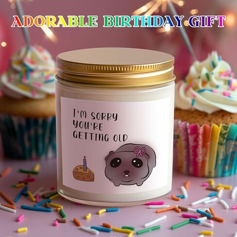 Funny Birthday Gifts for Women - Sister Birthday Gifts - Best Friend Birthday Gifts - Natural Soy Wax Scented Candles in Saudi Arabia