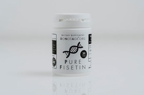DoNotAge.org Pure Fisetin 30 Capsules - 400mg - Vegan Longevity Supplement in Saudi Arabia