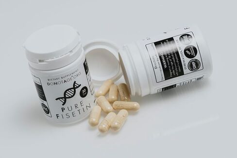 DoNotAge.org Pure Fisetin 30 Capsules - 400mg - Vegan Longevity Supplement in Saudi Arabia