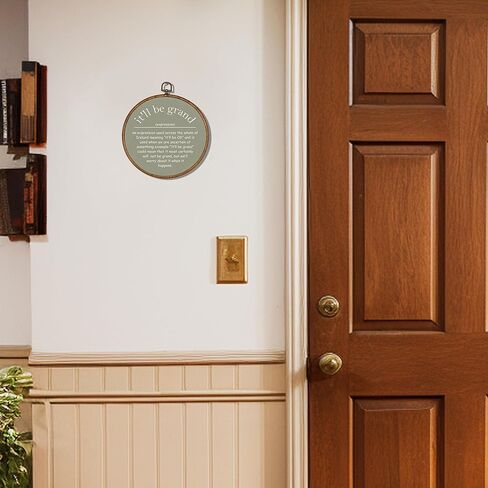 ksdut الأيرلندية نعمة جدار الفن الديكور - التأكيدات الإيجابية النسيج جدار الفن قماش الإطار شنقا المطبوعات، اقتباس ملهمة سوف يكون كبير جولة جدار الفن لديكورات المكاتب المنزلية 8 "x8" in Kuwait