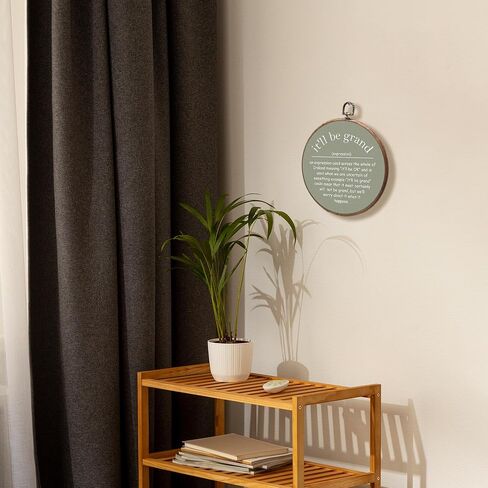 ksdut الأيرلندية نعمة جدار الفن الديكور - التأكيدات الإيجابية النسيج جدار الفن قماش الإطار شنقا المطبوعات، اقتباس ملهمة سوف يكون كبير جولة جدار الفن لديكورات المكاتب المنزلية 8 "x8" in Kuwait