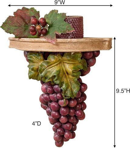 Touch of Class Sangria Grape Harvest Wall Shelf in Saudi Arabia